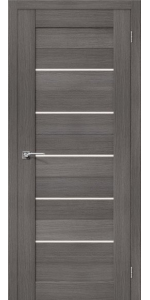 Межкомнатная дверь BRAVO Порта-22  Grey Veralinga СТ-Magic Fog
