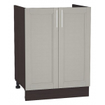 Прямая кухня Сканди-03 Grey Softwood / Венге - Шкаф нижний под мойку с 2 дверцами «Сканди» Ш600 (Венге/Grey Softwood)