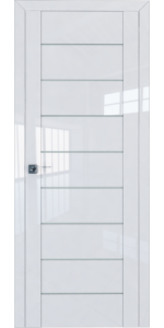 Межкомнатная дверь Profildoors 45L Белый люкс Стекло Графит