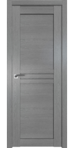 Межкомнатная дверь Profildoors 2.55XN Грувд серый Стекло Графит