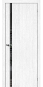 Межкомнатная дверь Браво-1.55 Snow Veralinga / Mirox Grey