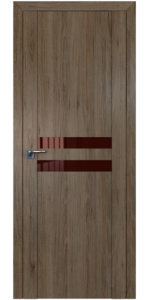 Межкомнатная дверь Profildoors 2.03XN Салинас темный Стекло Коричневый лак