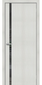 Межкомнатная дверь Браво-1.55 Bianco Veralinga / Mirox Grey