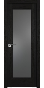 Межкомнатная дверь Profildoors 92XN Дарк браун Стекло Графит