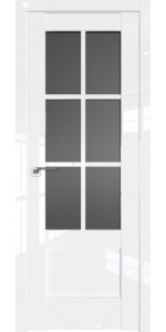 Межкомнатная дверь Profildoors 103L Белый люкс Стекло графит
