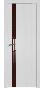Межкомнатная дверь Profildoors 62XN Монблан Стекло Lacobel Коричневый лак