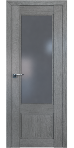 Межкомнатная дверь Profildoors 2.31XN Грувд серый Стекло графит