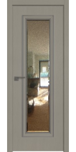 Межкомнатная дверь Profildoors 51ZN Стоун Зеркало патина