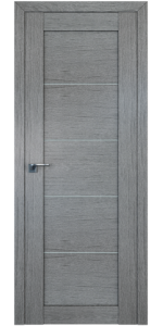Межкомнатная дверь Profildoors 2.11XN Грувд серый Стекло матовое