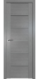 Межкомнатная дверь Profildoors 99XN Грувд серый Стекло матовое