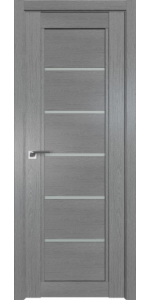 Межкомнатная дверь Profildoors 2.76XN Грувд серый Стекло матовое