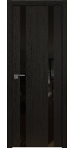 Межкомнатная дверь Profildoors 9ZN Дарк браун Черный лак