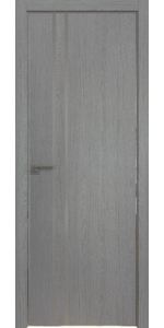 Межкомнатная дверь Profildoors 35ZN Грувд серый Серебряный лак
