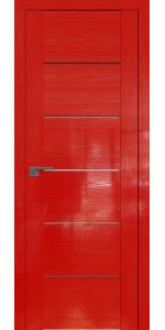 Межкомнатная дверь Profildoors 99STP Pine Red glossy Стекло матовое