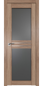 Межкомнатная дверь Profildoors 2.56XN Салинас светлый Стекло Графит
