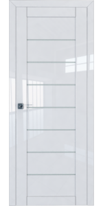 Межкомнатная дверь Profildoors 71L Белый люкс Стекло матовое