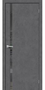 Межкомнатная дверь Браво-1.55 Slate Art / Mirox Grey