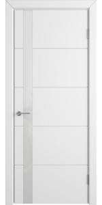 Межкомнатная дверь ВФД Trivia Polar СТ-White Gloss