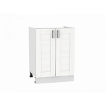 Прямая кухня Лофт-01 Snow Veralinga - Шкаф нижний под мойку с 2-мя дверцами Лофт 816*600*476