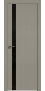 Межкомнатная дверь Profildoors 6ZN Стоун Черный лак