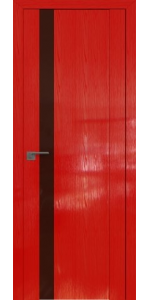 Межкомнатная дверь Profildoors 62STP Pine Red glossy Стекло Коричневый лак