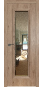 Межкомнатная дверь Profildoors 51ZN Салинас светлый Зеркало патина
