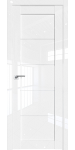 Межкомнатная дверь Profildoors 2.11L Белый люкс Стекло Белый триплекс