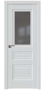 Межкомнатная дверь Profildoors 2.39U Аляска Стекло графит