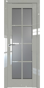 Межкомнатная дверь Profildoors 101L Галька люкс Стекло графит