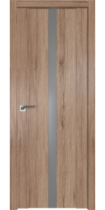 Межкомнатная дверь Profildoors 2.04XN Салинас светлый Стекло Серебряный лак