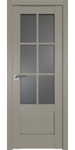 Межкомнатная дверь Profildoors 103XN Стоун Стекло Графит