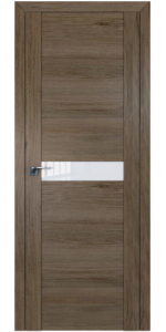 Межкомнатная дверь Profildoors 2.05XN Салинас темный Стекло Белый лак
