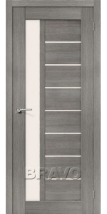 Межкомнатная дверь BRAVO Порта-27 Grey Veralinga СТ-Magic Fog