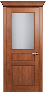 Межкомнатная дверь STATUS CLASSIC 532 АНЕГРИ стекло Сатинато белое