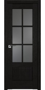Межкомнатная дверь Profildoors 103XN Дарк браун Стекло Графит