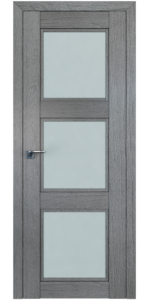 Межкомнатная дверь Profildoors 2.27XN Грувд серый Стекло матовое