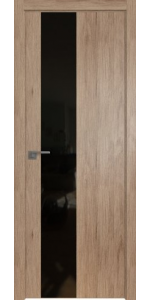 Межкомнатная дверь Profildoors 5ZN Салинас светлый Черный лак