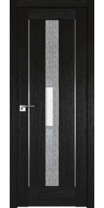 Межкомнатная дверь Profildoors 2.48XN Дарк браун Стекло Дождь белый