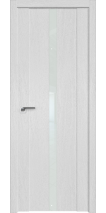 Межкомнатная дверь Profildoors 2.04XN Монблан Стекло Lacobel Белый лак
