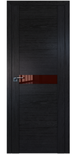 Межкомнатная дверь Profildoors 2.05XN Дарк браун Стекло Коричневый лак