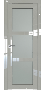 Межкомнатная дверь Profildoors 2.13L Галька люкс Стекло матовое