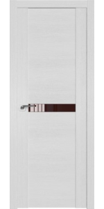 Межкомнатная дверь Profildoors 2.01XN Монблан Стекло Коричневый лак