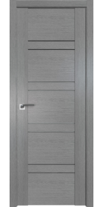 Межкомнатная дверь Profildoors 2.80XN Грувд серый Стекло матовое