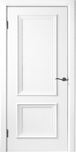 Межкомнатная дверь ЮРКАС Валенсия-4 ДГ Белая эмаль