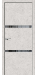 Межкомнатная дверь Браво-2.55 Look Art / Mirox Grey