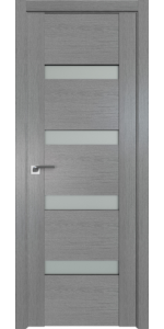 Межкомнатная дверь Profildoors 2.81XN Грувд серый Стекло матовое