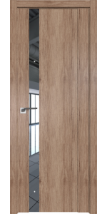 Межкомнатная дверь Profildoors 62XN Салинас светлый Стекло Зеркало
