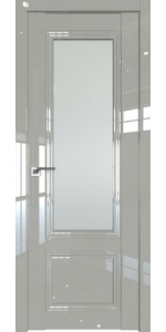 Межкомнатная дверь Profildoors 2.103L Галька люкс Стекло матовое