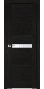 Межкомнатная дверь Profildoors 2.01XN Дарк браун Стекло Белый лак