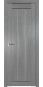 Межкомнатная дверь Profildoors 49XN Грувд серый Стекло матовое